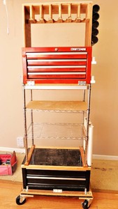 Rolling Tool Cart with Drawers