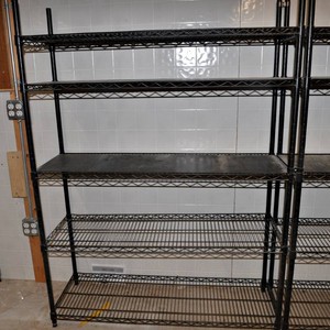Black Wire Storage Shelf