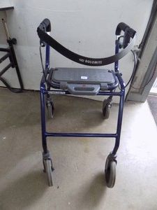 Dolomite walker with seat wheels & brakes