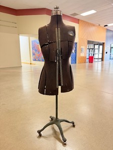 Vintage 1930's era ACME Dress Form w/Adjustable Height &amp; Cast Iron Base #1