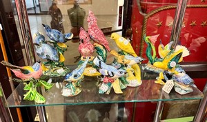Collection of Signed Vintage STANGL Pottery Bird Figurines