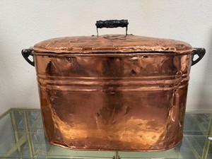Antique Copper Boiler wLid