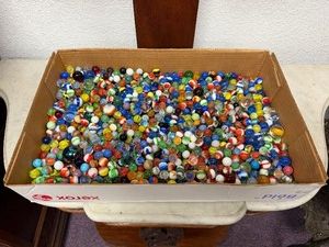 HUGE Lot of Old Vintage Glass Marbles