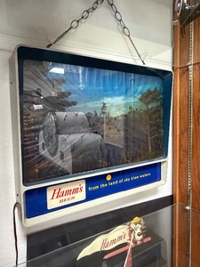 Working Vintage 1950s HAMMS Beer Motion Sign