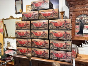 Large Lot of Brand New Mint in Box HARLEY DAVIDSON Diecast Metal Motorcycles wSidecars
