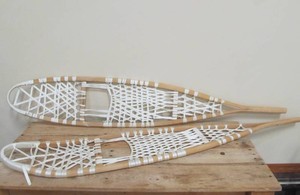 Nice Condition Wilcox &amp Williams Wooden Snowshoes - 56 x 10&nbsp