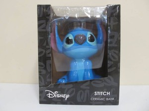 New in Box Disney STITCH Ceramic Bank