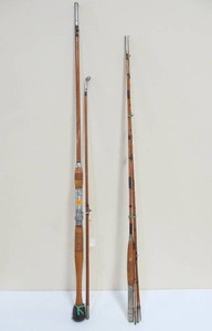 2 Vintage bamboo Fly Rods