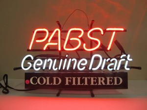 Excellent Working Vintage PABST Lighted Neon Beer Sign