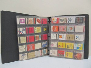 Large Album Full of Vintage Advertising Matchbooks - Approx 140 total