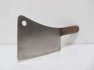 Signed antique Blacksmith Made Butchers Cleaver