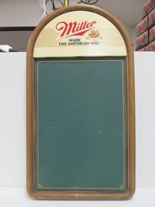 Vintage MILLER Chalkboard Beer Sign&nbsp