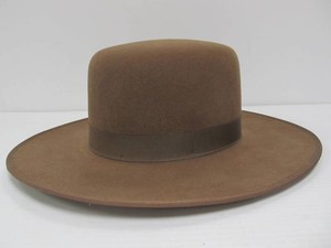 Excellent STETSON 4XXXX Buffalo Felt Cowboy Hat - Size 7 18