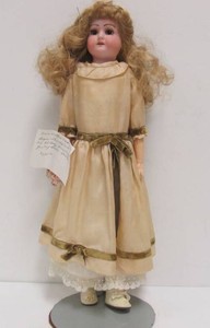 Nice Signed Antique Armand Marseille Bisque Head Doll&nbsp