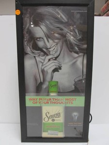 Working SAUZA Hornitos Tequila Lighted Bar Sign