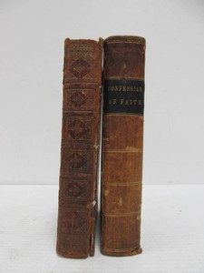 2 Early Antique Religious Books - Including 17th Century Prayer Book