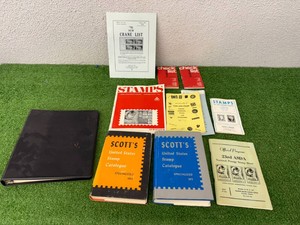 Binder of Stamps & Stamp Collecting Books