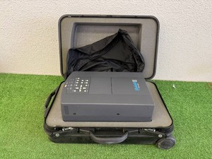Boxlight Revolution 3 Personal Projector in Custom Heavy Duty Rolling Hard Transit Case