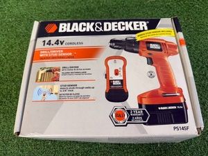 Black & Decker 14.4v Cordless Drill & Stud Sensor Kit