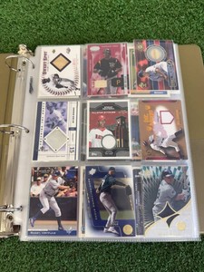 Binder of Baseball Cards