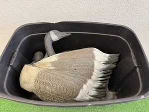Tote of Goose Decoys