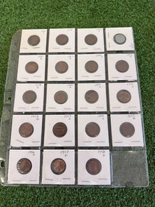Wheat Pennies in Sleeves & Binder - 1943S Steel Cent