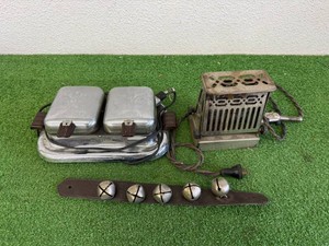 Vintage Toaster, Waffle Maker & Bells