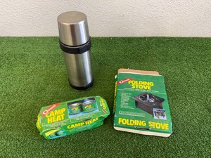 Folding Camp Stove, Camp Heat & Thermos