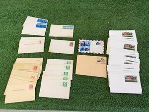 Large Lot of Postage Paid Post Cards 2cent - 20cent