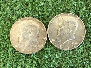 Kennedy Half Dollars 1966 & 1967