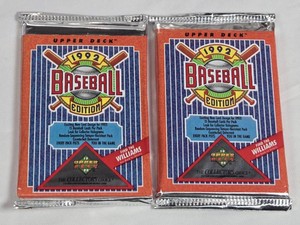 Unopened Packs of 1992 Upper Deck Baseball - Possible Williams Auto