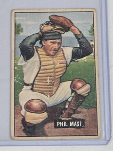 Phil Masi 1951 Bowman #160 - Chicago White Sox Vintage Baseball Card