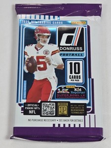 Unopened Pack of 2025 Donruss Football Trading Cards - Downtown Chase