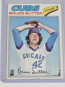 Bruce Sutter Rookie Card 1977 Topps #144 - Chicago Cubs Vintage Baseball Card