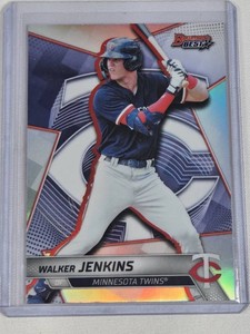 Walker Jenkins Rookie 2025 Bowmans Best Refractor TP-7 - Minnesota Twins Baseball Card