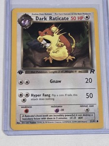 Dark Raticate 2000 Pokemon First Edition #5182 Trading Card