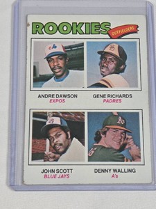 Andre Dawson Rookie 1977 Topps #473 - Montreal Expos Vintage Baseball Card