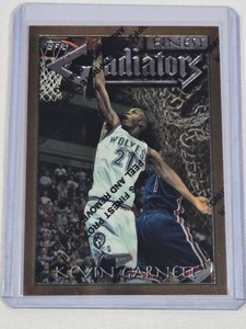Kevin Garnett 1996 Topps Finest #66 - Minnesota Timberwolves Basketball Card