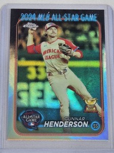 Gunnar Henderson 2024 Topps Chrome RC Cup Refractor #ASGC-5 - Baltimore Orioles Baseball Card