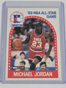Michael Jordan 1989 NBA Hoops All-Star Game #21 - Chicago Bulls Basketball Card