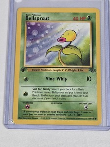 First Edition Pokemon Bellsprout 1999 Card #4964