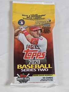 Unopened Jumbo Pack of 2020 Topps Baseball Series Two