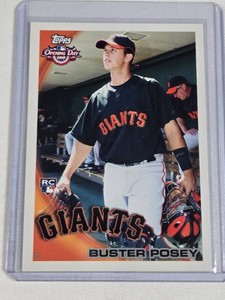 Buster Posey Rookie 2010 Topps #207 - San Francisco Giants Baseball Card