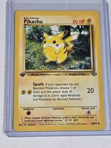 1st Edition Pikachu 1999 Wizards of the Coast #6064 Pokemon Card