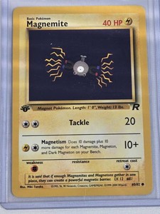 1st Edition Pokmon Magnemite Card #6082