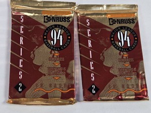 Lot of 2 Unopened Packs of 1994 Donruss Series 2 Major League Baseball Cards