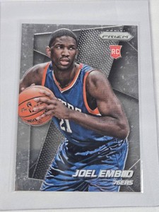 Joel Embiid Rookie 2014-15 Panini Prizm #253 - Philadelphia 76ers Basketball Card
