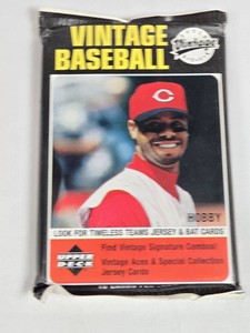 Unopened Pack of 2002 Hobby Upper Deck Vintage Baseball Cards