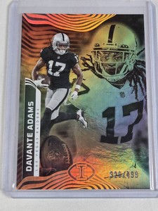 Davante Adams 2022 Panini Illusions Holo #58 and Numbered 320499 - Las Vegas Raiders Football Card