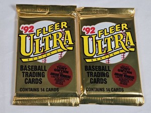Unopened Pack of 1992 Fleer Ultra Baseball Cards